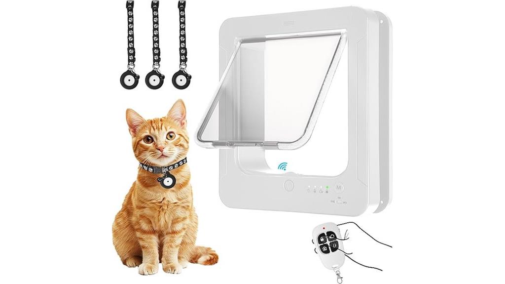 smart cat door with sensors