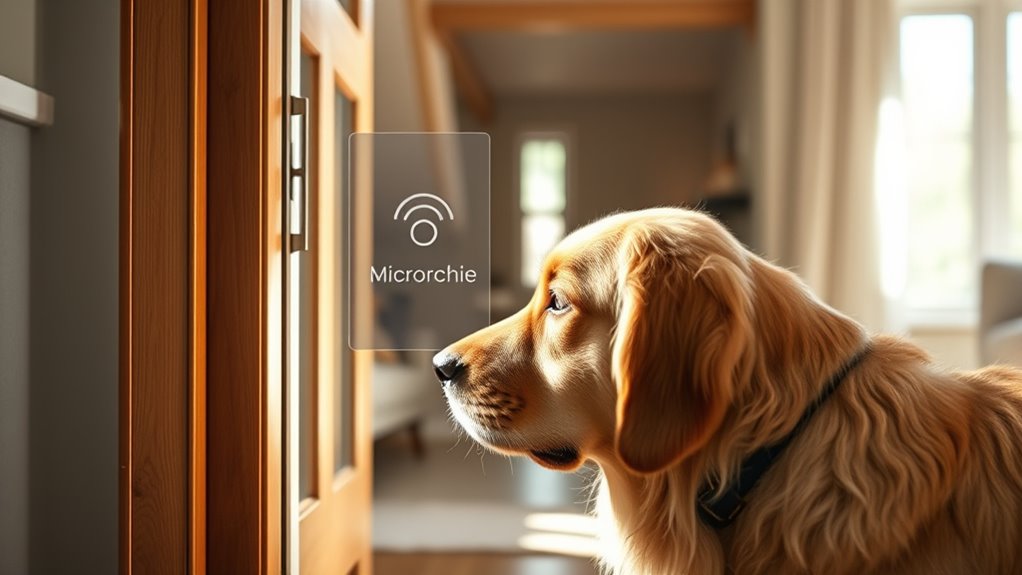 smart microchip pet doors