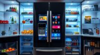smart refrigerators with touchscreens