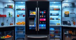 smart refrigerators with touchscreens