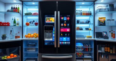 smart refrigerators with touchscreens
