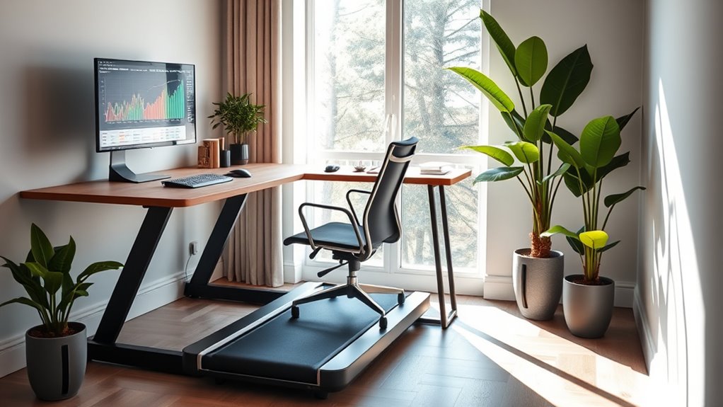 smart treadmill desk setups