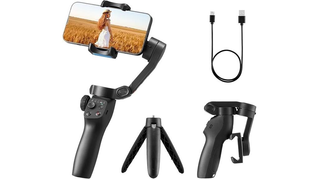 smartphone gimbal with tracking
