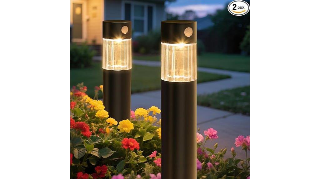 solar motion sensor yard lights