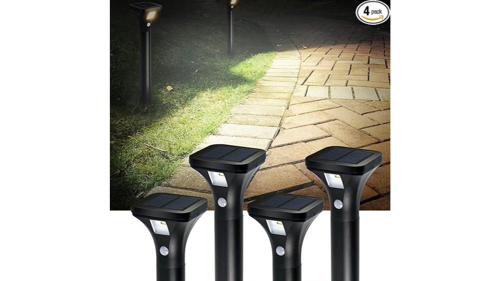solar powered motion sensor lights
