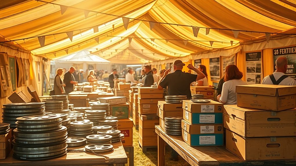 sourcing and clearing festival archives