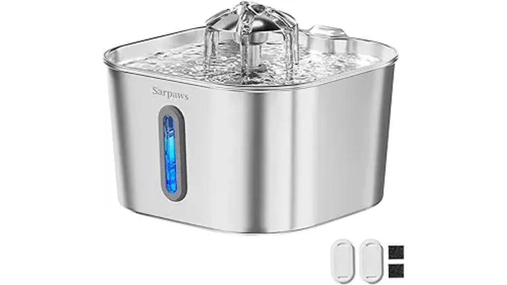 stainless steel 74oz fountain