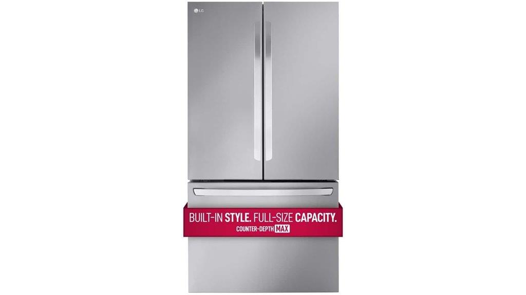 stainless steel smart refrigerator