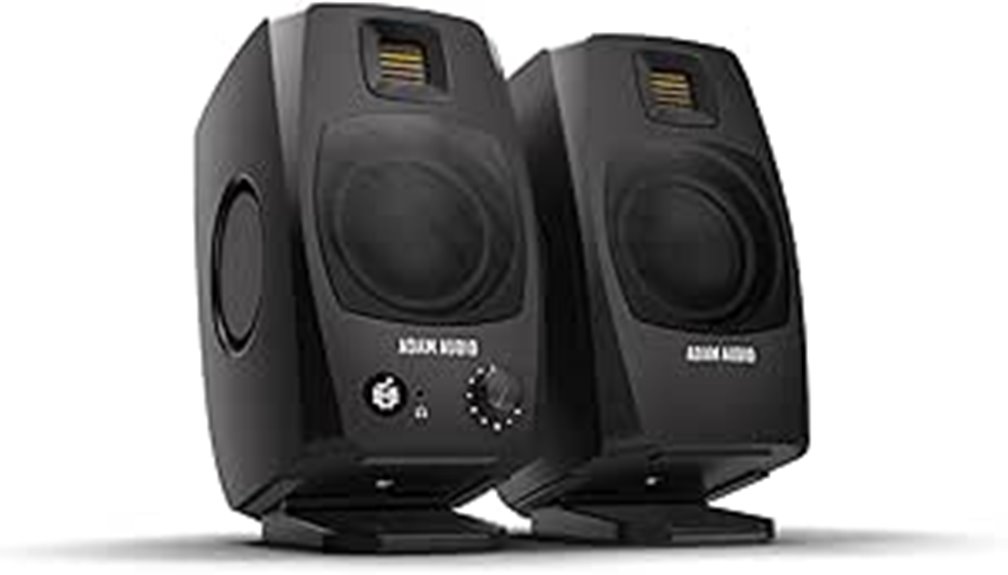 studio monitor speaker pair