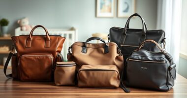 stylish functional diaper bags