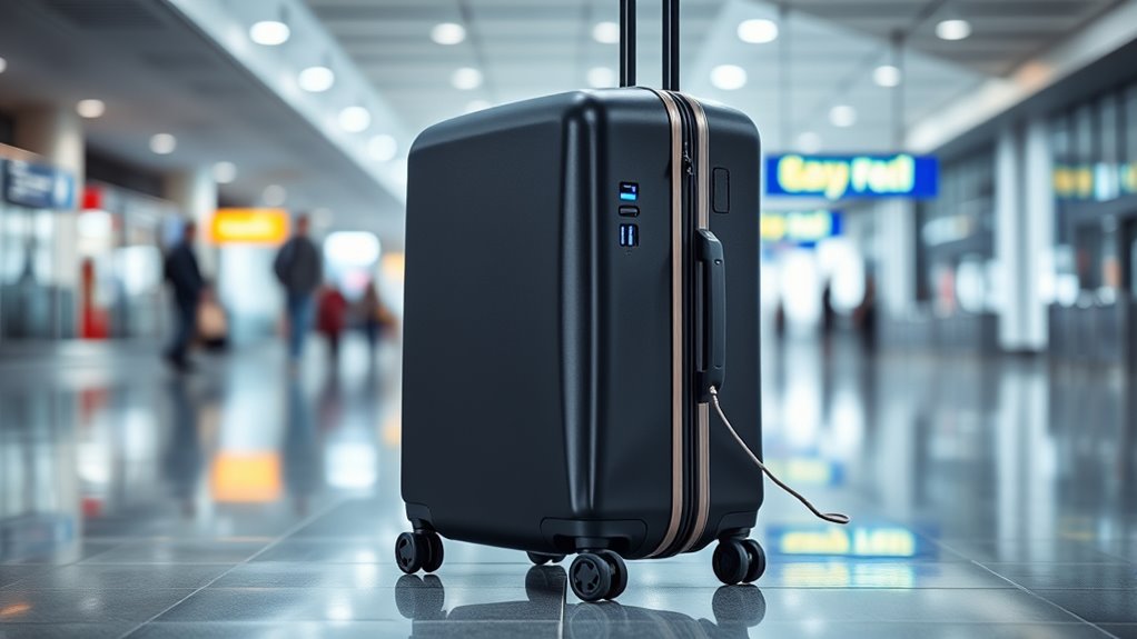 stylish usb equipped carry ons