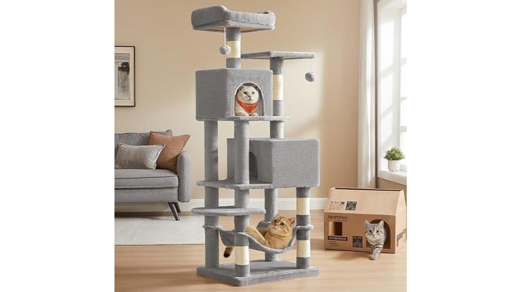 tall indoor cat tower