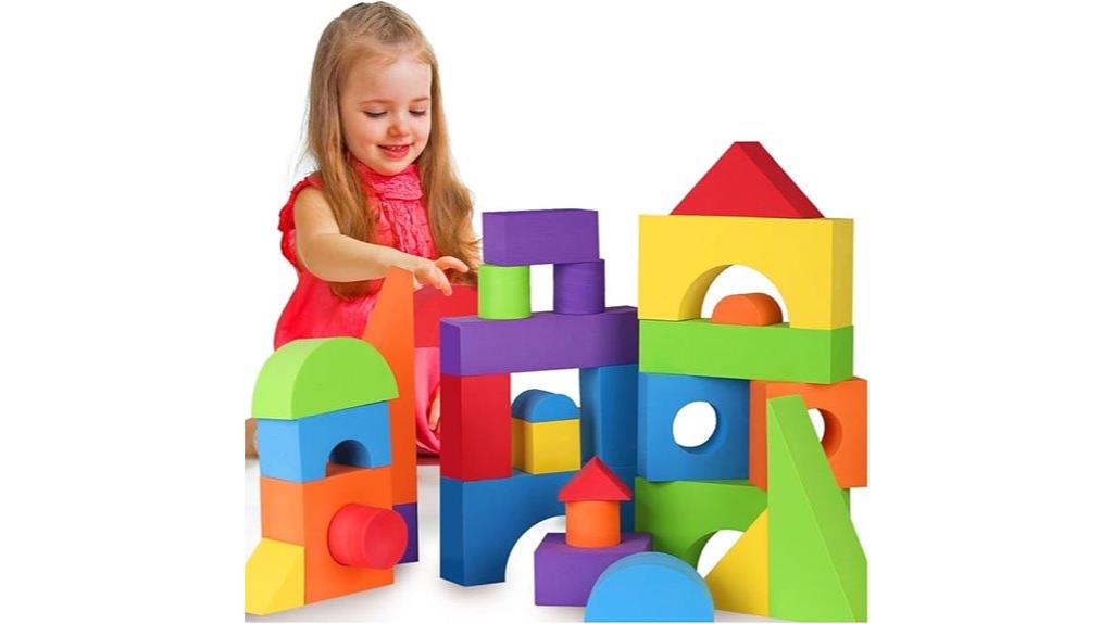 toddler sized foam blocks