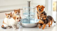 top automatic pet water fountains