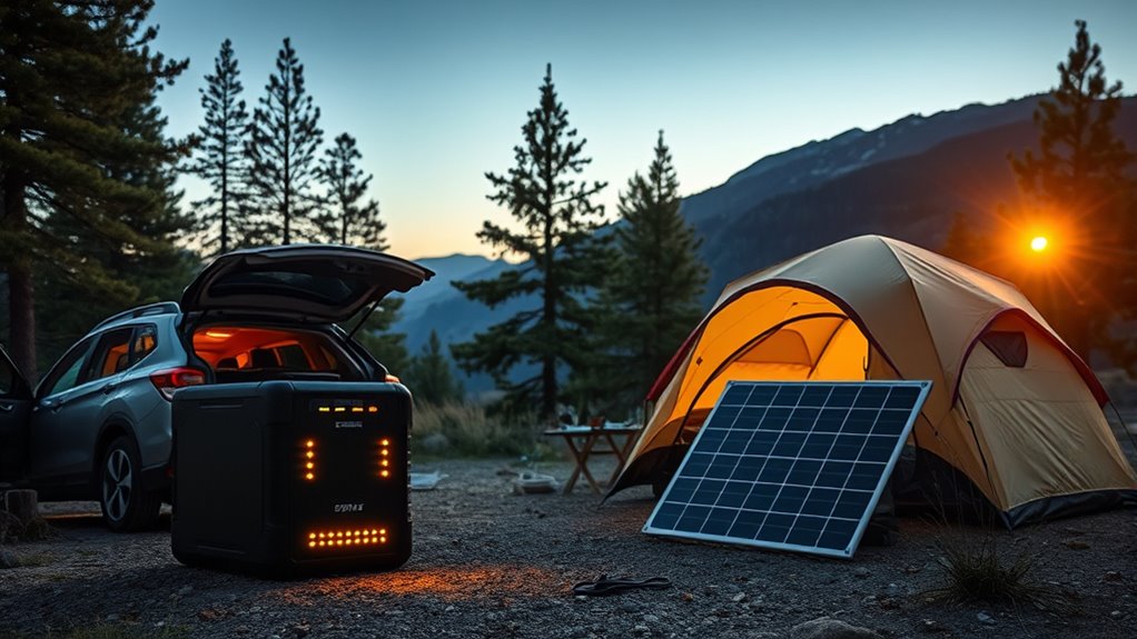 top car camping power solutions