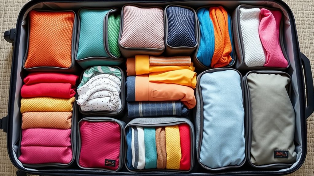 top compression packing cubes