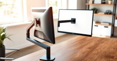 top dual monitor mounts