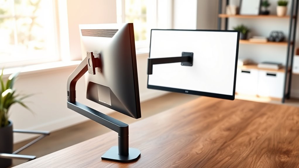 top dual monitor mounts