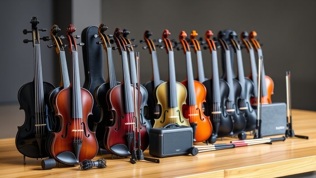 top electric violin starter kits