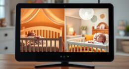 top split screen baby monitors
