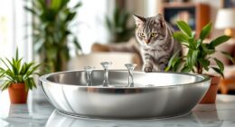 top stainless steel cat fountains