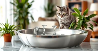 top stainless steel cat fountains