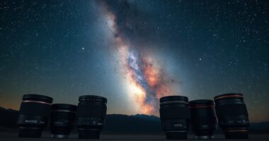 top wide field milky way lenses