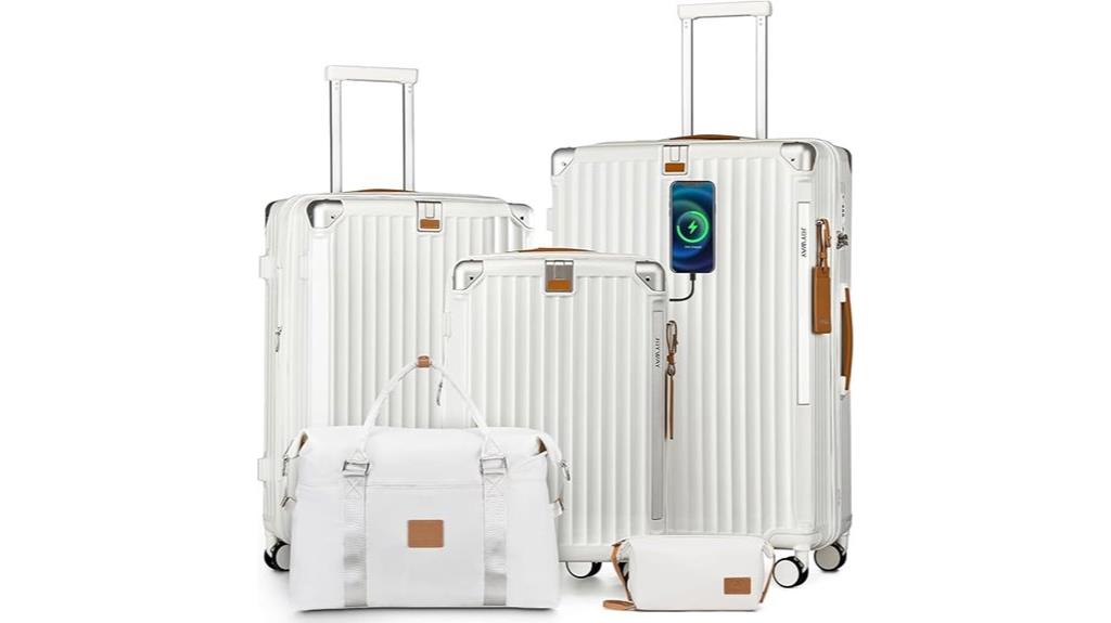 travel luggage with cup holder