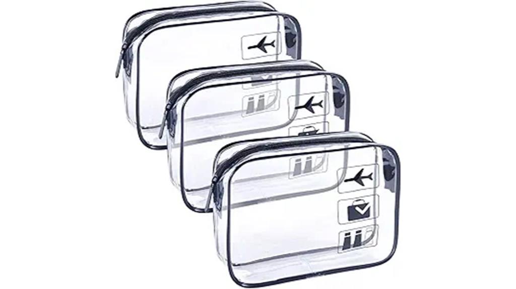 travel toiletries bag set