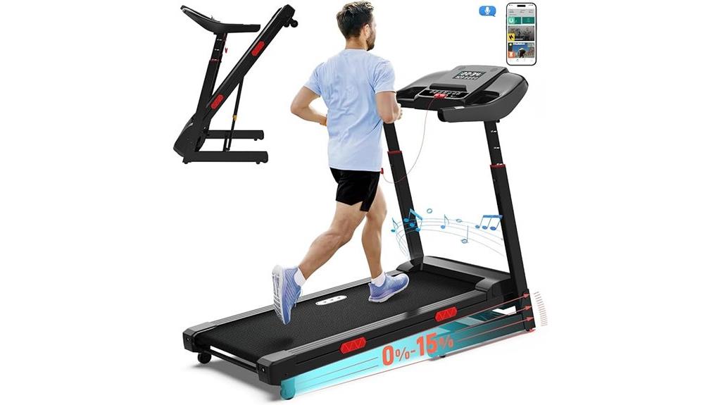 treadmill with auto incline