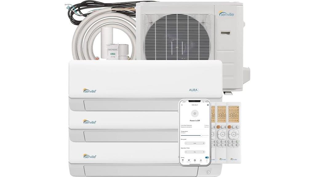 tri zone 36 000 btu hvac