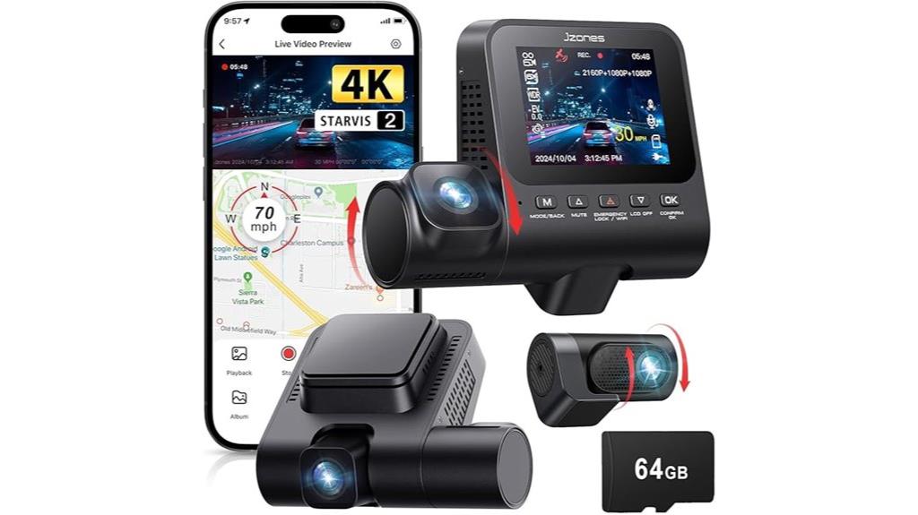 triple camera 4k recordings