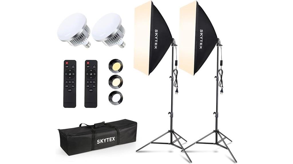 two pack softbox lighting