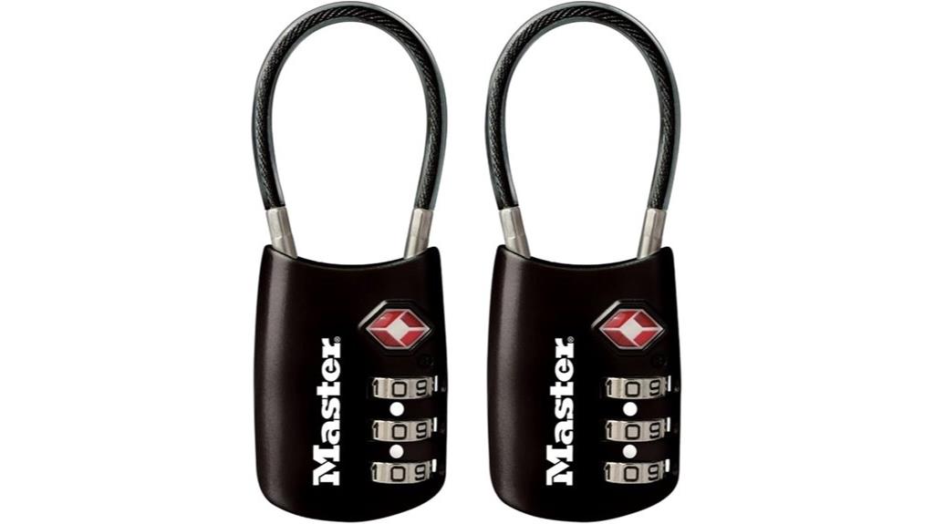 two pack tsa padlocks