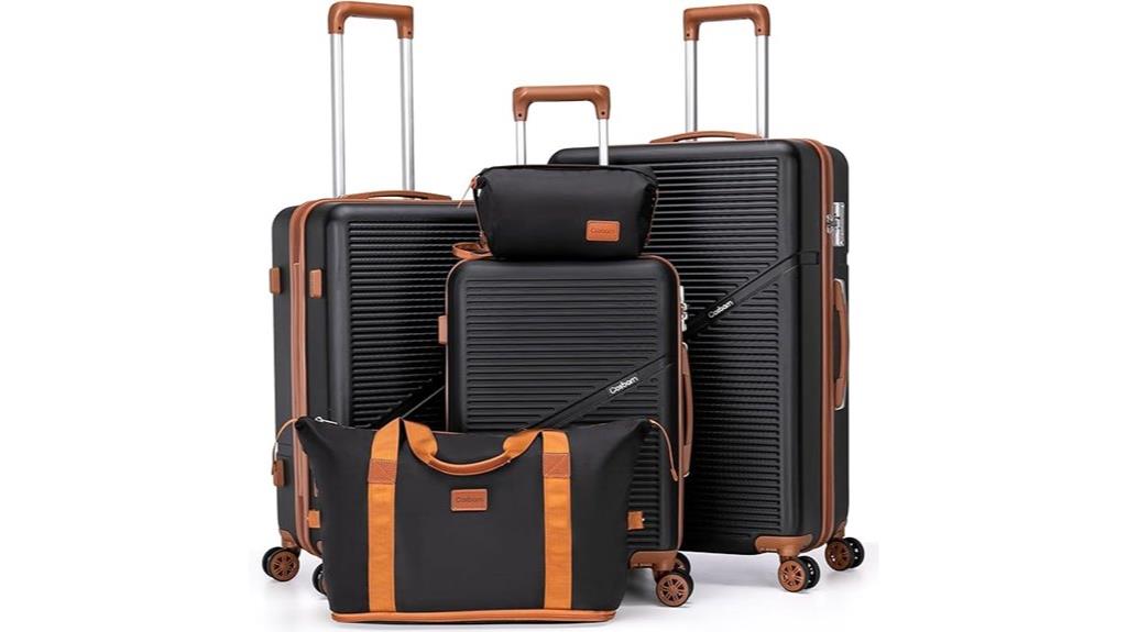 unisex hardshell spinner luggage