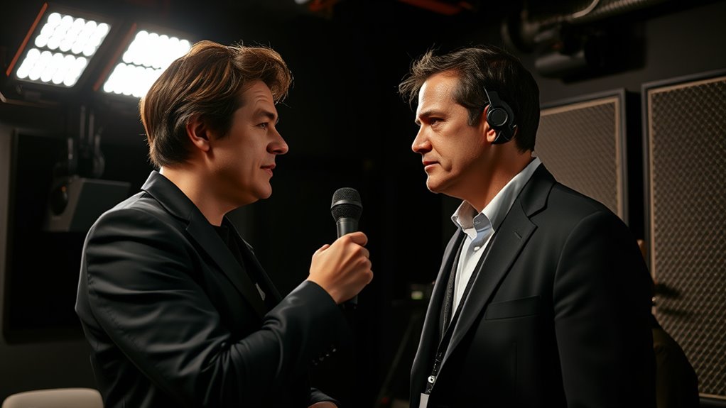 unobtrusive backstage interview techniques