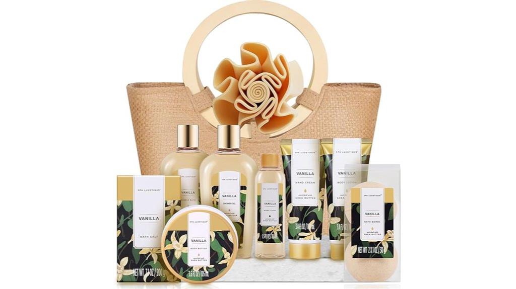 vanilla spa gift set