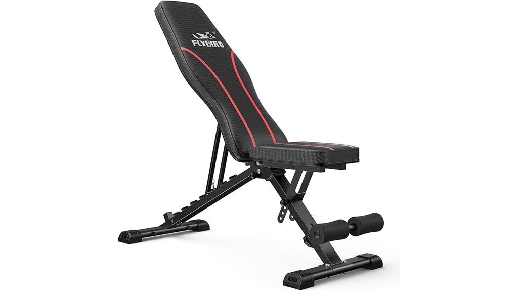 versatile adjustable weight bench