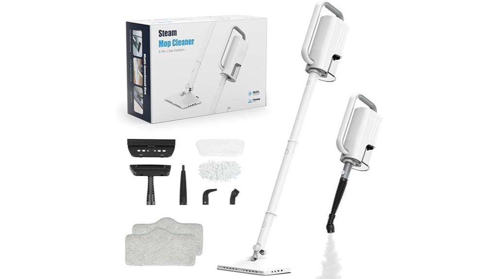 versatile rotating steam mop