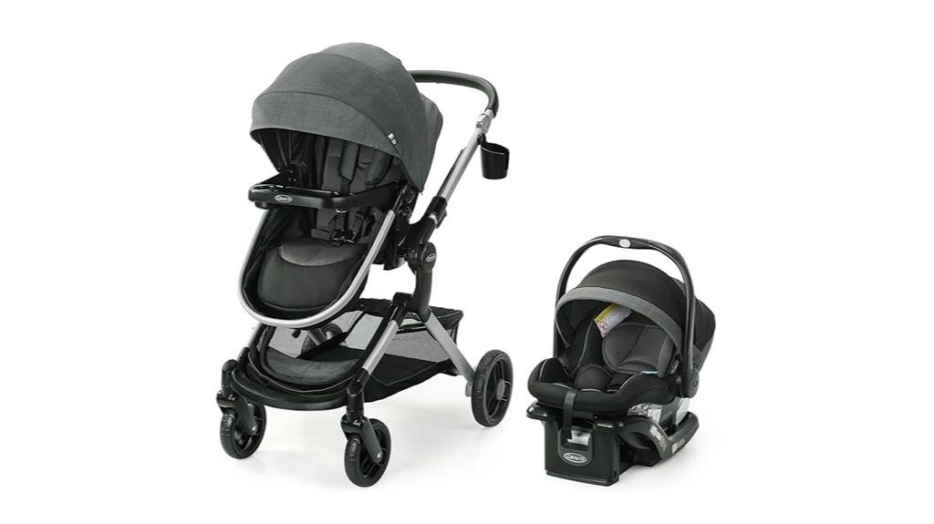 versatile stroller with infant car seat