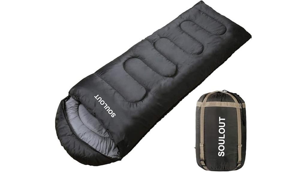 versatile three to four season sleep bag