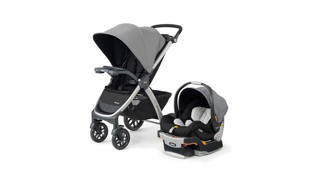 versatile travel system with car seat