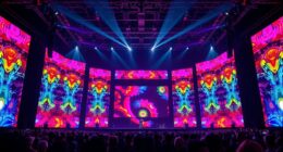 video led wall synchronization