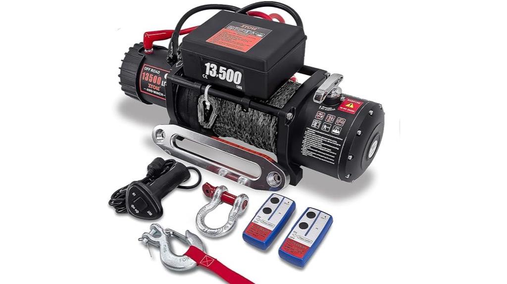 waterproof 13 500 lb winch