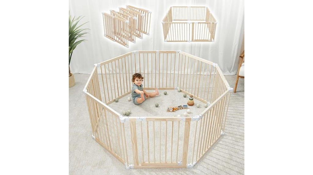 white 57 inch baby gate