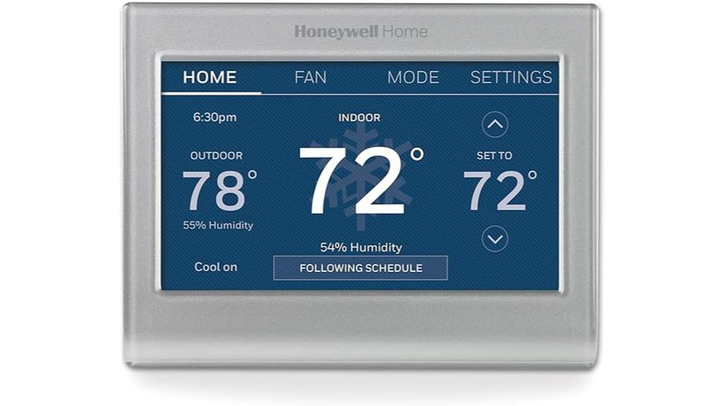 wi fi color thermostat control