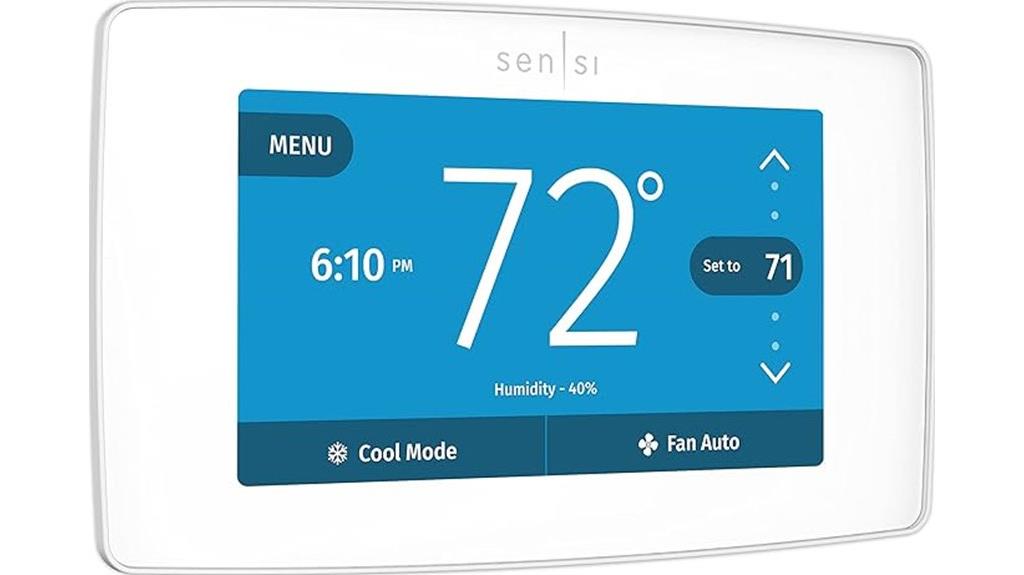 wi fi enabled smart thermostat