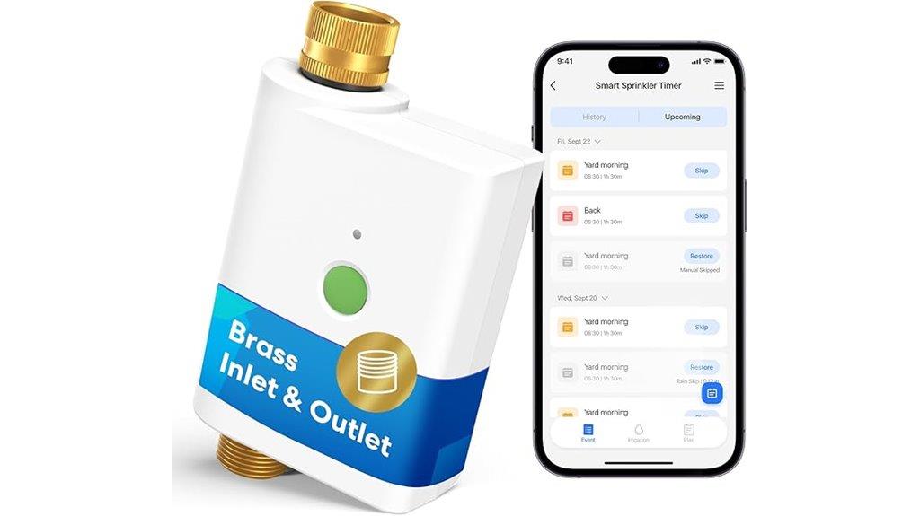 wifi controlled sprinkler water timer
