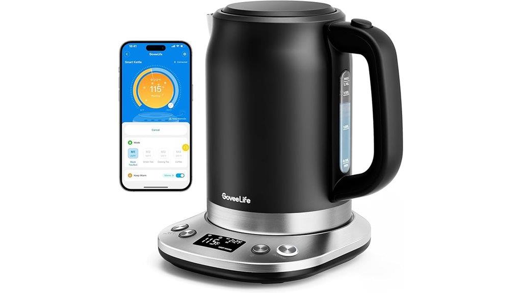 wifi enabled smart electric kettle