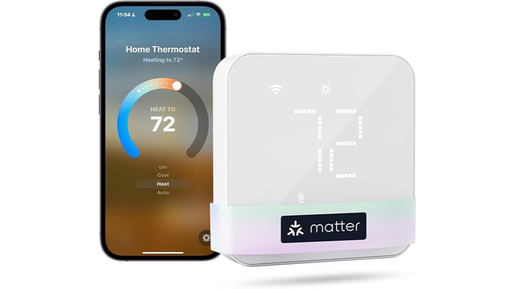 wifi thermostat with matter